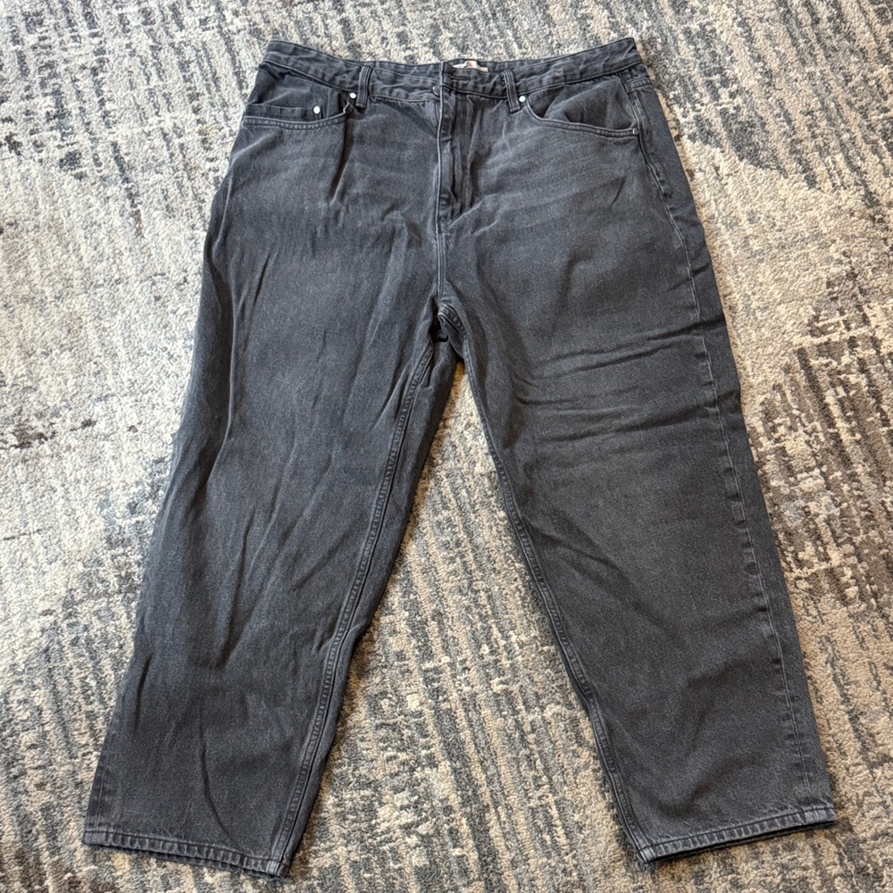 Basin and Range Gray Denim Wide Leg Jeans Women’s Large